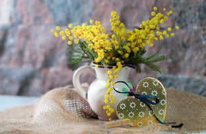 Mimosa Flower Vase